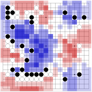 игра 3. AlphaGo (черные), аноним (белые)