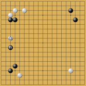 Рисунок 1. Лян Сяо (7 дан) против AlphaGo